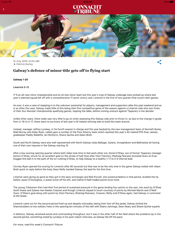 Screenshot #6 pour Connacht Tribune Live