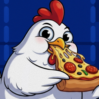 Cluck Pizza 음식