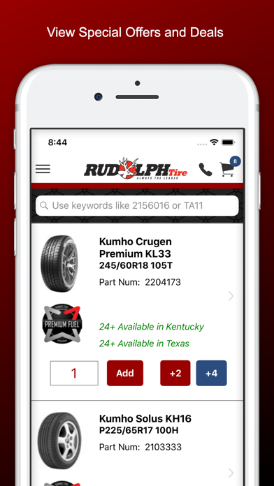 Rudolph Tire Screenshot