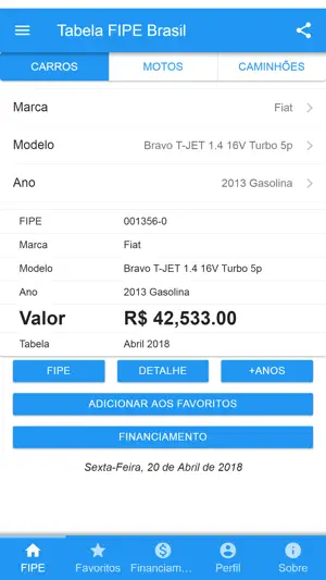 Tabela FIPE Brasil screenshot 1