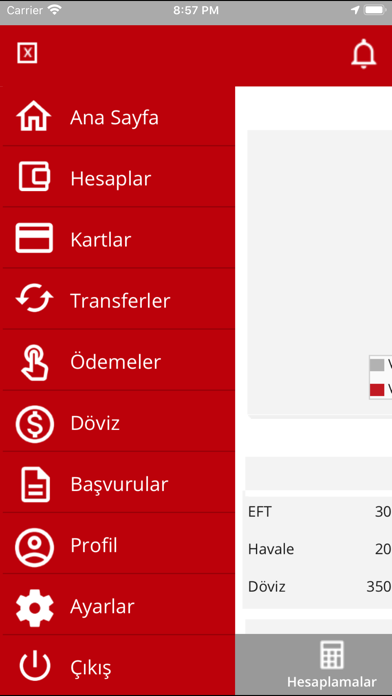 NEB Mobil Screenshot