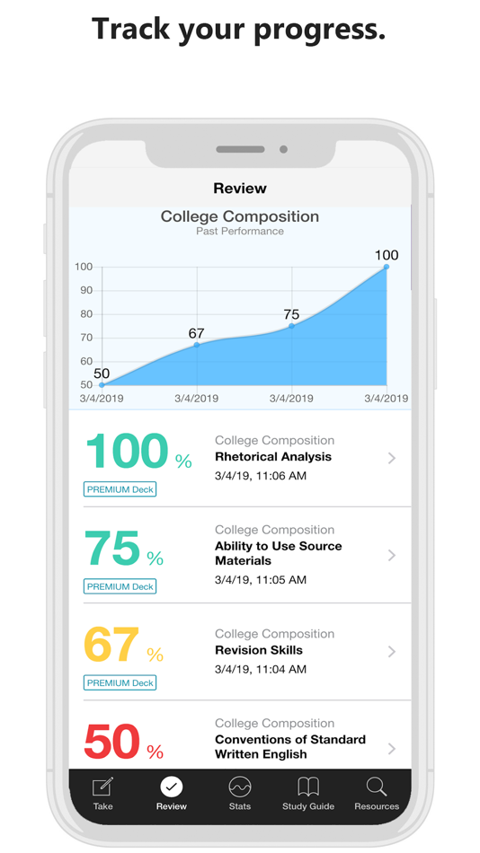 #6. Official CLEP Exam Guide App (iOS) 由: Examiam LLC