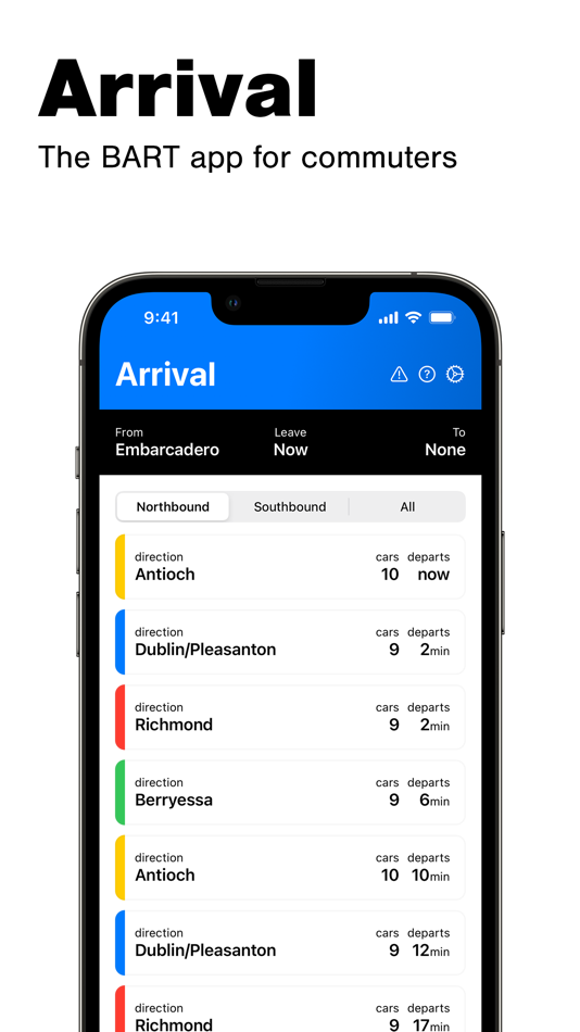 #1. Arrival BART (macOS) 由: Ronan Furuta