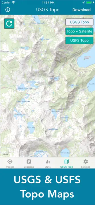 Topographic Maps & Trails : capture d’écran 1 sur 6