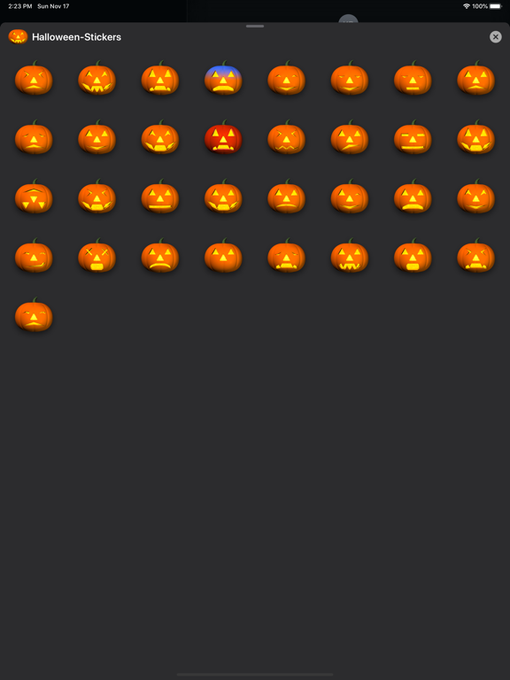 Screenshot #5 pour Jack o' Lantern Emoji