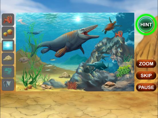 Dinosaurs Hidden Objects iPad screenshot
