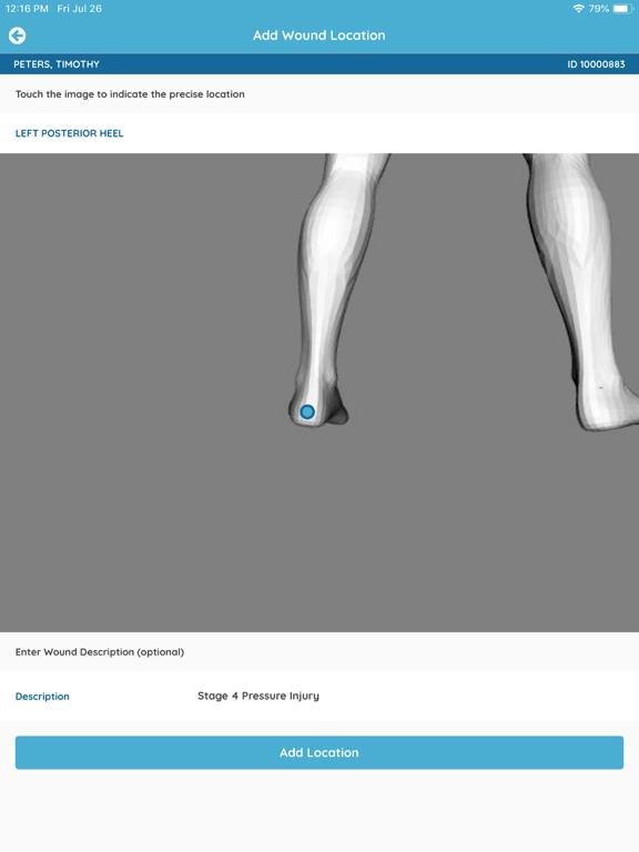 WoundVision Scout Mobile iPad screenshot 2 - Medical app