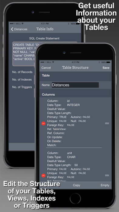 Screenshot #3 pour SQLed - SQL Database Manager