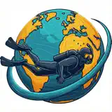 theDiveGlobe - Icono de la app