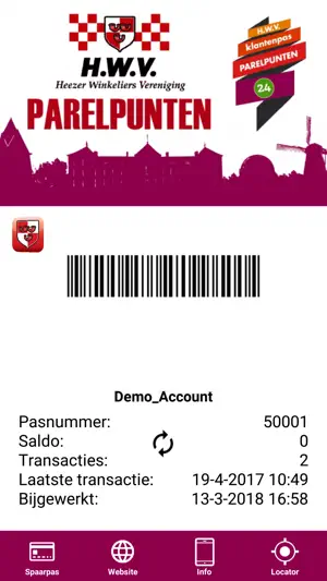Parelpas screenshot 2
