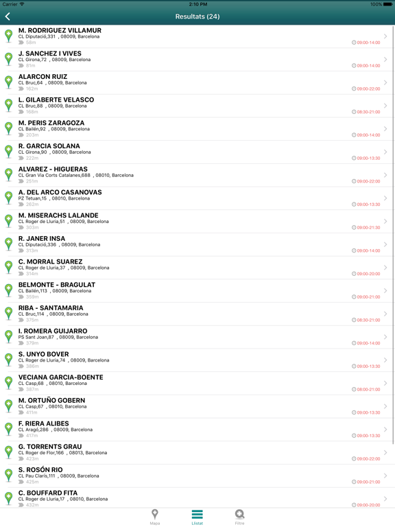 Farmaguia iPad screenshot