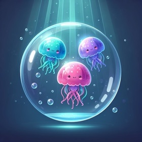 Screenshots (6) Drop & Sort Jellyfish
