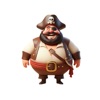 Fat Pirate Stickers icon