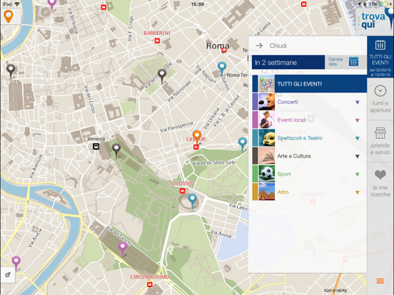 TuttoCittà iPad screenshot 3