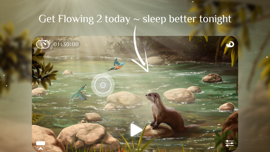 #8. Flowing 2 ~ Sleep Sounds Relax (iOS) 由: Franz Bruckhoff
