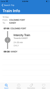 Sri Lanka Trains screenshot