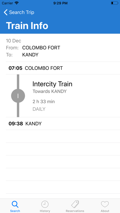 Screenshot #3 pour Sri Lanka Trains