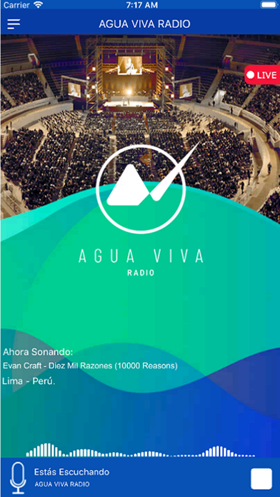 AGUA VIVA RADIO app screenshot