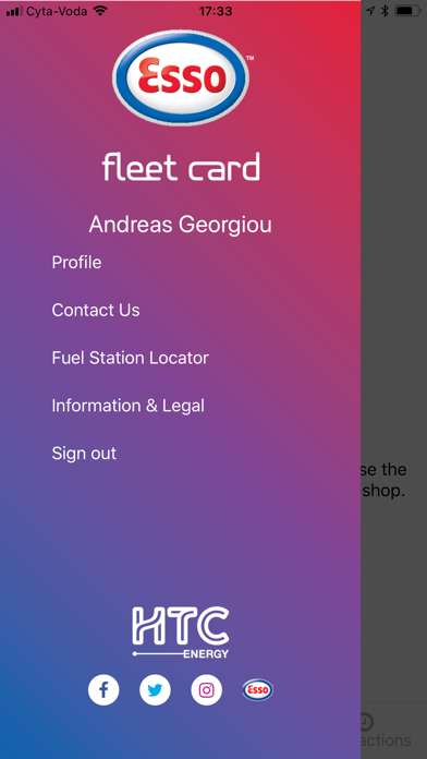 Screenshot #1 pour Esso fleetcard