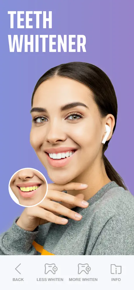 Selfie Editor tune face filter