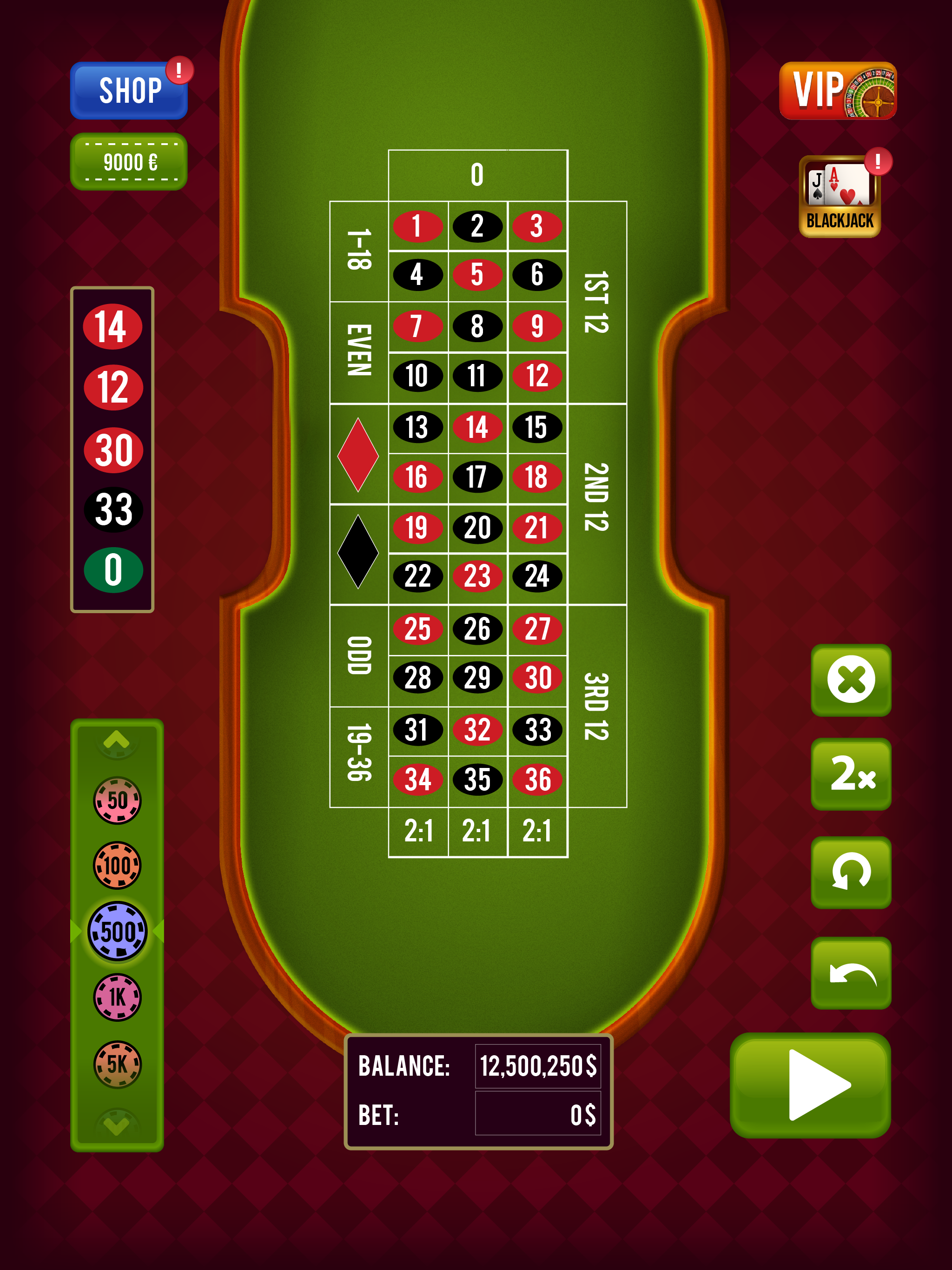 Roulette Casino - Wheel Spin