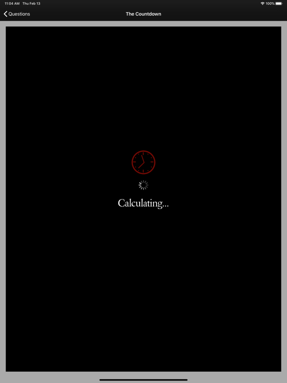 The Countdown - Your Fate iPad screenshot 5 - Entertainment app