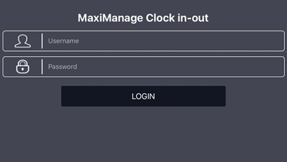 MaxiManage Staff Clock In-Out iPhone screenshot