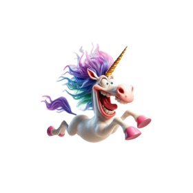Screenshots (6) Goofy Unicorn Stickers