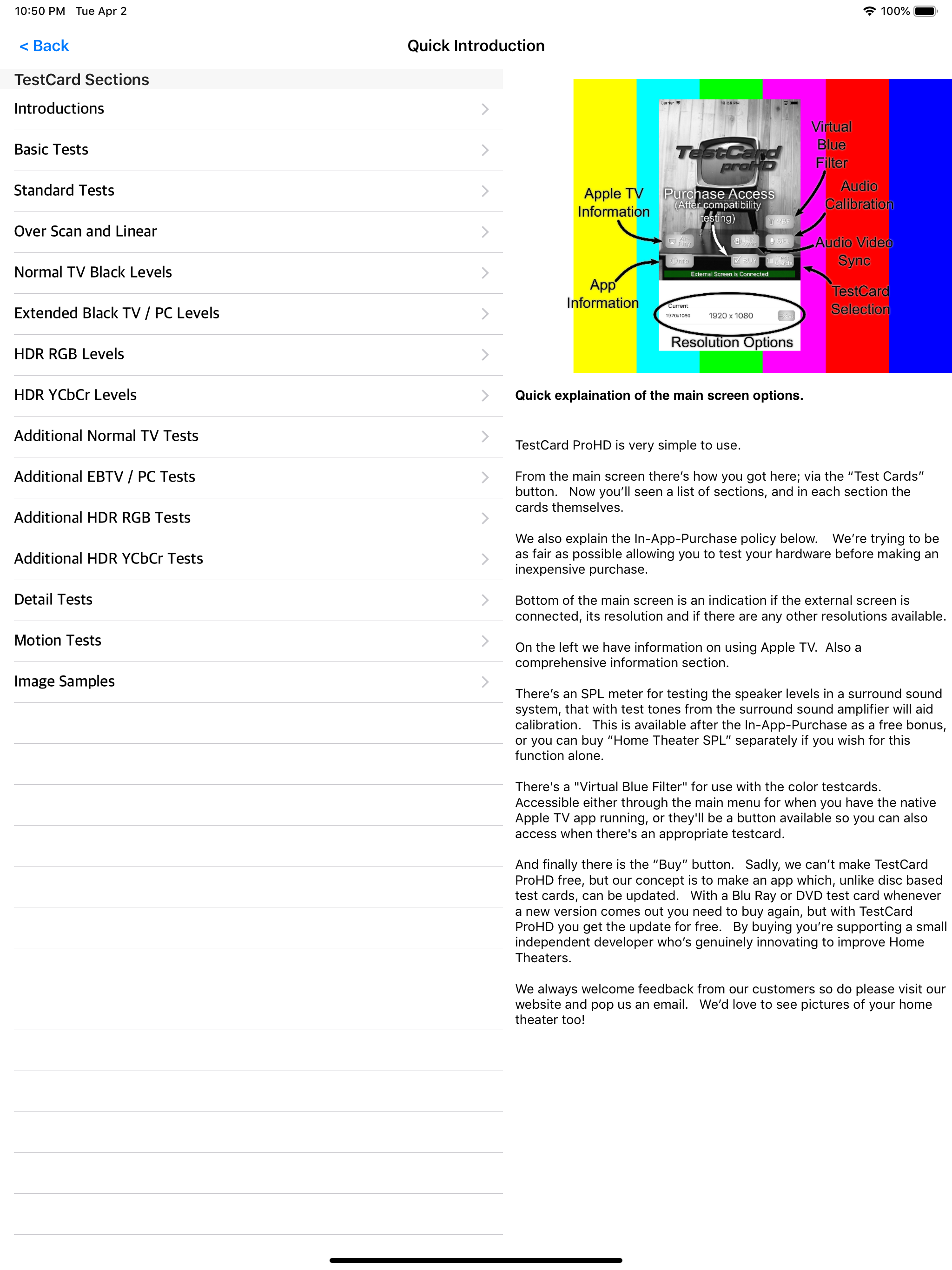 TestCard ProHD 4k