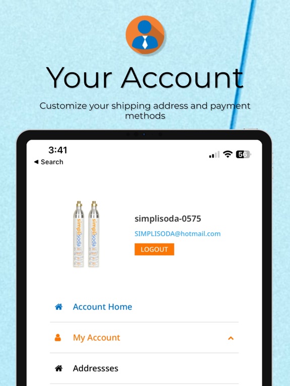 Simpli Soda iPad screenshot 5 - Shopping app