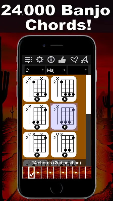 Banjo Chords Compass screenshot 1 of 5