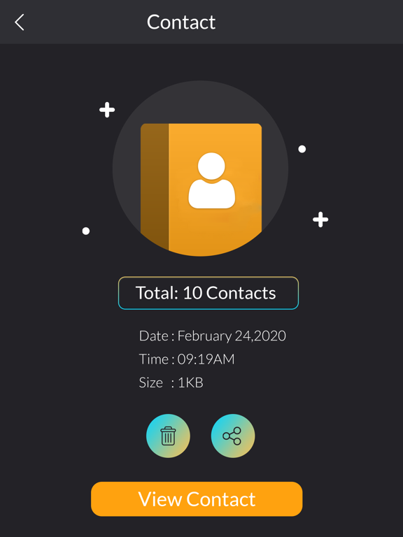 Screenshot #5 pour Contact backup & Restore Data