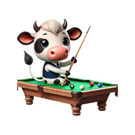 Cow Pool Stickers