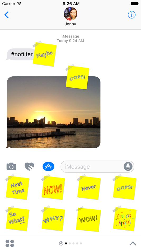 #4. Sticky Notes for iMessage (iOS) 게시자: Happy Team Labs