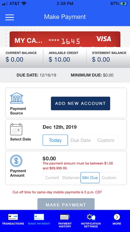 La Capitol FCU Card Manager screenshot-3