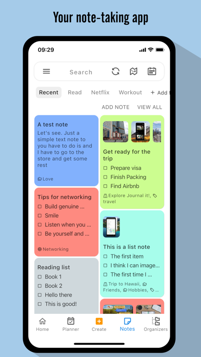 Journal it! -Life Organization iPhone screenshot 5 - Productivity app