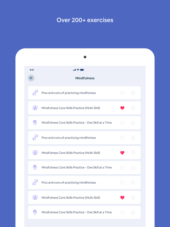 DBT Coach iPad screenshot 7 - Health & Fitness app