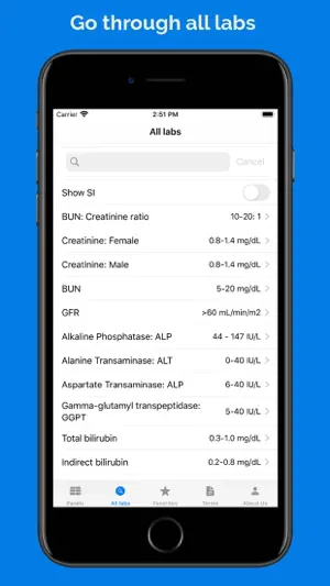 Lab Values Pro: Lab reference screenshot 4