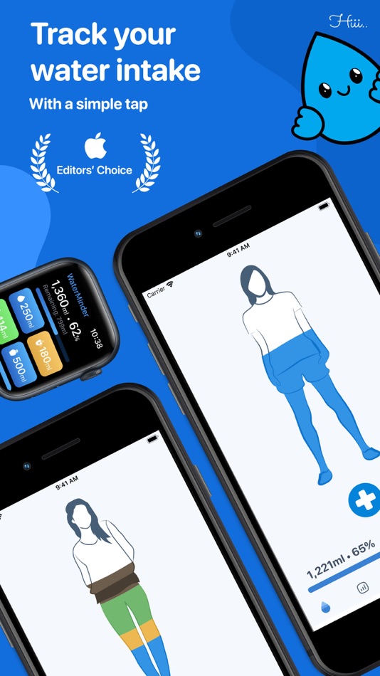 #1. Water Tracker by WaterMinder® (iOS) Podle: Funn Media, LLC