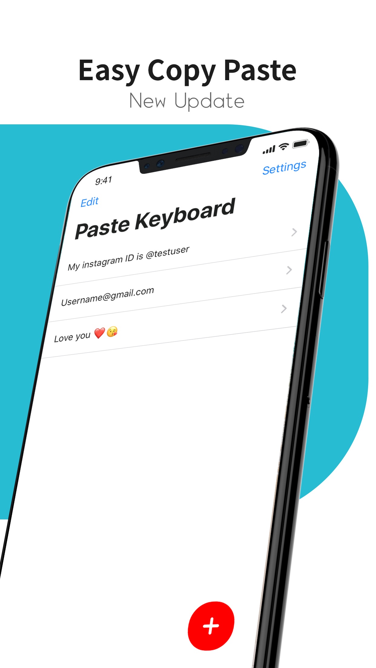 Screenshot 1 of Paste Keyboard