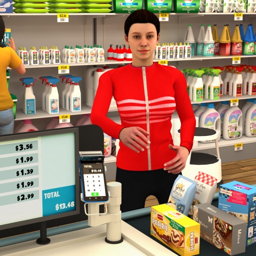 Supermarket Cashier Store Game Icon