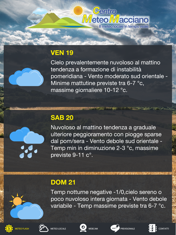 Screenshot #4 pour Centro Meteo Macciano