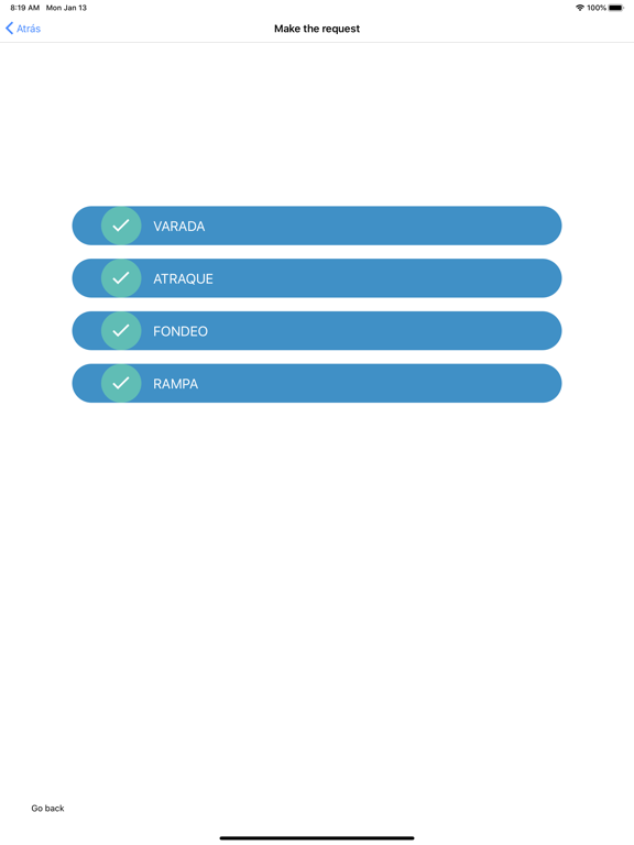 Screenshot #5 pour Solicitudes Puertos Canarios