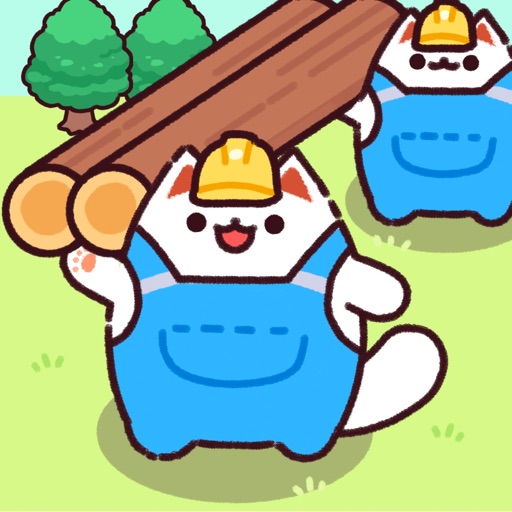 Idle Lumbercat - Wood Games Icon