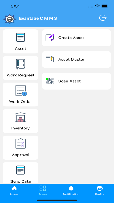 Screenshot 3 of Evantage CMMS App