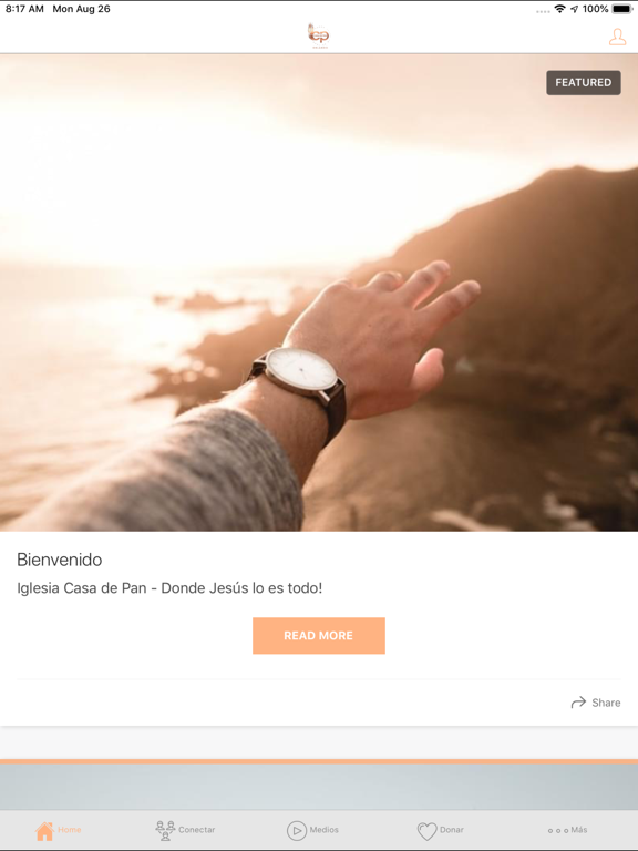 Casa de Pan Orlando iPad screenshot 1 - Lifestyle app