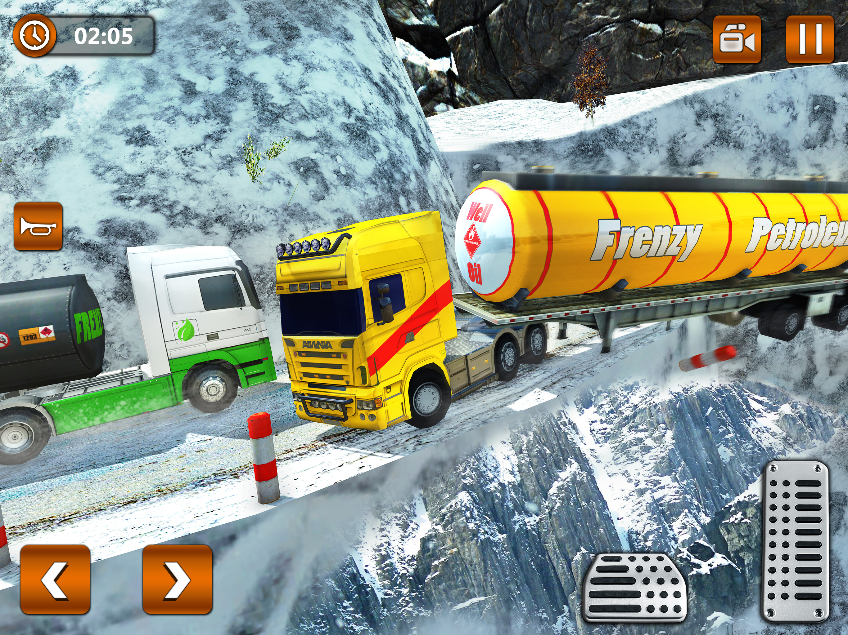 Uphill Fuel Tanker Drive