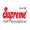 Founded in 1942, Supreme is an acknowledged leader of India's plastics industry