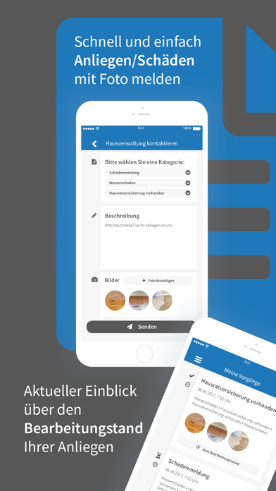 facilioo Kundenapp Screenshot