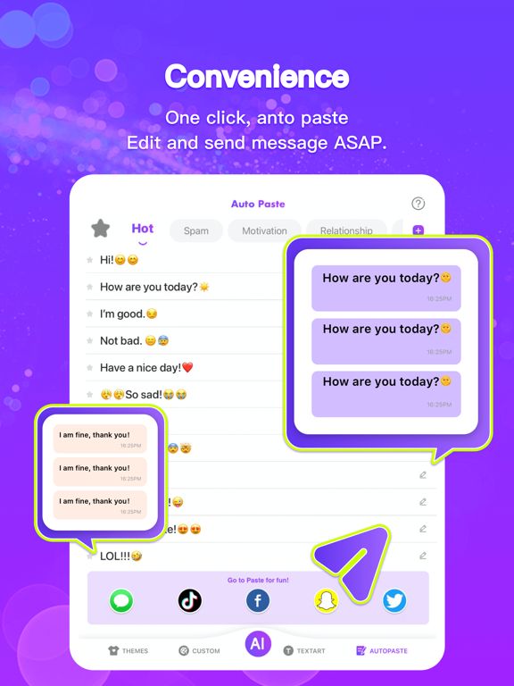 ViVi Keyboard: Theme & Chatbot iPad screenshot 3 - Productivity app